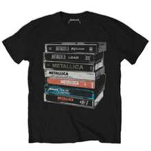Metallica | Official Band T-Shirt | Cassette - 48-Hour Fast Shipping!  - Black - View 1