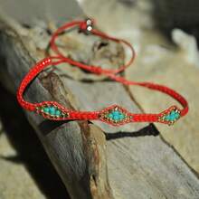 1pc Handmade Woven Bracelet For Women - Multicolor - View 13
