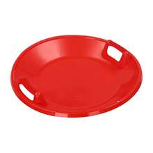 SENDERPICK 1PCS Downhill Snow Scooter Snow Sled Round Snow Sled - Red - View 8