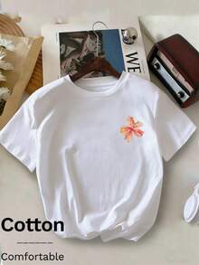 Women T-Shirts - White - View 2