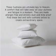 Cushion Pads Pack Of 1/2/3/4 Pc Inner Insert Scatter Extra Deep Filled Cushions All Sizes - White - View 24