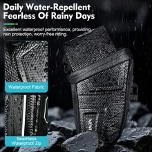 NEWBOLER 2.5升防水自行车鞍座包 山地车公路车鞍座包 EVA硬壳反光条纹自行车工具包 自行车包配件 - 彩色 - 查看 4