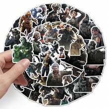 50pcs Delta Operation Game Retro Aesthetics Fantasy Sun Ins Y2K Downtown Aesthetic Stickers Gifts Humorous And Funny Stickers 80S 90s Anime Stickers For Scrapbook Supplies Envelope, Water Bottle, Computer, Laptop, Phone, Luggage, Notebook, Fridge,Festival Party,Christmas Decoration New Year Winter - 50pcs - View 8