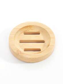 1pc/2pcs Wooden Soap Dish, Soap Holder, Self-Draining Soap Tray, Soap Saver Plate, Bathroom Accessories, Back To School - One Size Fits All - View 16