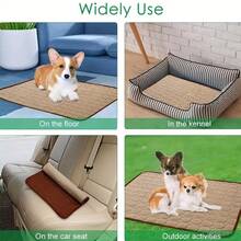 1pc Pet Cooling Mat, Breathable Mesh Fabric Cooling Pad For Dogs & Cats, Suitable For Small/Medium Pets In Summer - Multicolor - View 12