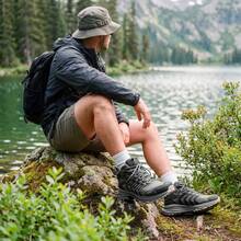 Men's Armadillo FieldLite PRO Waterproof Hiking Boots | Lightweight All-Day Comfort For Trekking, Camping & Climbing - Light Grey - View 3