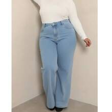 Wideleg Plus Size Premium - Delave - View 2