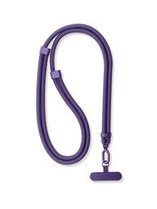 Sangle de téléphone ajustable, corde de suspension de téléphone pour le cou, sangle diagonale longue détachable, cordon de collier tressé, robuste et durable, libère les mains pour les sports de plein air et la course. Cadeau pour la famille et les amis, accessoires de sports de plein air - Multicolore - Voir 16