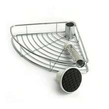 Bathroom Corner Shelf Telescopic Shower Caddy Floor Ceiling 4 Trays Storage - Multicolor - View 5
