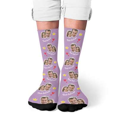 Custom Face Crew Sockss With Photo, Personalized Valentine Face Socks, Valentine Gift, Anniversary Gift, Birthday Gift, Wedding Gift, Funny,Custom,Unique,Customized,Personalized,Ideal Gifts For Him,Ideal Gifts For Her,Boyfriend,Girlfriend,Family,Friends