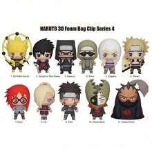 Crunchyroll Naruto Officially Licensed Blind Bag Keychain (1PC)-3D Foam Blind Box Mystery Box Figure Bag Clip&Charm Zipper Pull Keyring Backpack Accessories Collectible Valentines Gift- - Multicolor - View 2