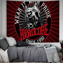 1pc,Bone Pattern 100 Hardcore Dog Colorful Tapestry Bohemian Style Tapestry Mandala Tapestry - 1PC - View 2