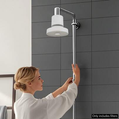 SHIOUCY Showerhead With Water Filter Mechanism, Filtered Shower Head, Shower Filter For Healthier Hair & Skin