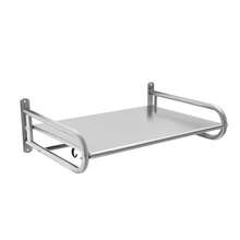 Aohuada Stainless Steel Microwave Oven Rack With 6 Hooks, 53CM Single Tier Wall Mounted Shelf For Kitchen Storage, Durable & Easy Clean, Space Saving Organizer For Microwave Oven - A - View 9