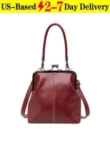 Elegant Commuter Crossbody Bag With Quick Access Buckle Design Textured Faux Leather Crossbody Bag For Working Professionals Versatile Handbag Perfect For Travel And Casual Wear Purses And Bags Women Tote Bag Summer Crossbody Bags For Women Beach Bag Shoulder Bag Y2k Beach Accessories For Women - 彩色 - 查看 10