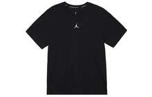 Jordan Sport Solid Color Crew Neck Quick-Dry Casual Sports Short Sleeve T-Shirt, Black - Black - View 11