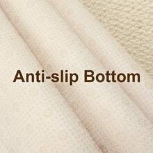 1 tấm thảm nhung mềm mại, bông xốp, màu be, thích hợp cho phòng ngủ, phòng khách, phòng học, văn phòng, tiền sảnh, có thể dùng làm thảm trải sàn, tạo không gian ấm cúng. Thảm nhung này mềm mại và thoải mái, có thể giặt và chống trơn trượt, là lựa chọn lý tưởng cho trang trí nội thất quanh năm. Có thể dùng làm thảm phòng khách tối giản sang trọng, thảm phòng ngủ hoặc thảm cạnh giường. - Màu trắng kem - Xem 5