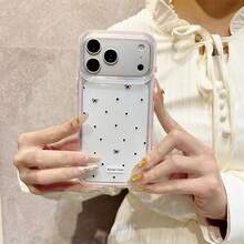 Bow-Knot 可爱迷你蝴蝶结圆点透明手机壳，兼容 17/17 Air/17 Pro/17 Pro Max/16/7/8/11/12/13/14/15/X/XR/Xs/Plus/Pro/Pro Max/SE2 - 粉紅色[0] - 查看 8