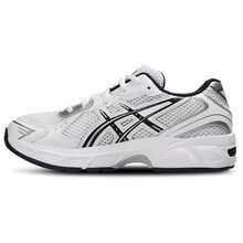 ASICS Gel 1130 Abrasion Resistant Rebound Breathable Support Low Top Kids' Running Shoes Black Silver Teenagers 1204A169-001 | Cushioned Performance, Lightweight Comfort - 白色 - 查看 1