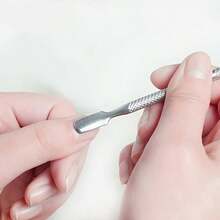 1件双头角质层推棒，美甲工具，指甲护理套装，角质层去除器，专业美甲工具，嵌甲钳，指甲剪，脚趾甲钳 - 彩色 - 查看 4