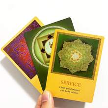 The Soul's Oracle Cards  – Insightful Lesson Card Deck For Love, Life Purpose & Spiritual Guidance, Paper Material - 藍色 - 查看 3