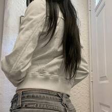 Women Lightweight Jackets - 米白色 - 查看 3