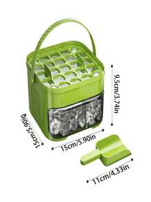 Molde de cubitos de hielo de silicona, molde para hacer bolas de hielo de gran capacidad, molde de cubitos de hielo para refrigerador - Multicolor - Ver 5
