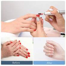 100pcs Grit 180# Nail File Sanding Bands Replacement For 3/32" Shank Drill Bits - Manicure Essential - #180 Brownish red Sanding Bands - 查看 4