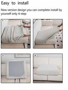 1 tấm bọc ghế sofa co giãn, dày dặn, chống trượt, phủ toàn bộ bề mặt, dùng được cả 4 mùa, chăn sofa vải dày dặn, có thể giặt máy, chống bụi, thân thiện với thú cưng, trang trí nhà cửa, có thể điều chỉnh cho sofa góc, phòng ngủ, văn phòng, phòng khách, sofa hình chữ L và sofa 1/2/3/4 chỗ ngồi. - Màu Xám nhạt - Xem 12