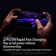 Basemo Invisible Stand Charging Cable 240w Super Fast Charging 2-In-1 Fast Charging Cord Invisible Holder Charger Cable With Stand For IPhone 15, 16, 17 Series And Other Type-C Interface Phones - 1 - 查看 8