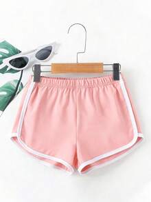 2pcs/Set Girls Capybara Print Round Neck T-Shirt And Shorts Set, Comfortable Minimalist Design, Suitable For Spring And Summer - Multicolor - View 6