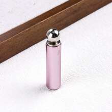 Que que từ tính hai đầu có hạt thủy tinh, nam châm hình mắt mèo, dụng cụ chuyên dụng cho tiệm nail, nam châm hình trụ hình mắt mèo kiểu Pháp có nắp bảo vệ. - Bạc - Xem 14