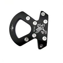 Vermilion Bird 朱砂鸟可调节高尔夫球杆头，铝合金锻造，配有杆身套筒、DIY改装工具，即买即用 - 黑色 - 查看 3