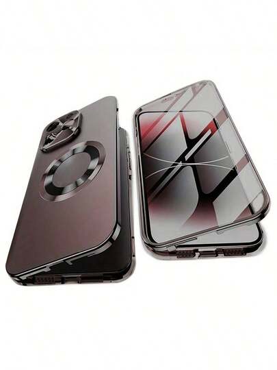 【高防护磁吸防窥手机壳】集成隐私屏幕 | 防震保护壳 | 兼容 17 Pro Max/17/16/15/14/13/12 系列及更多机型 | 专业安全设计，是节日礼物、男友礼物和生日礼物的理想之选