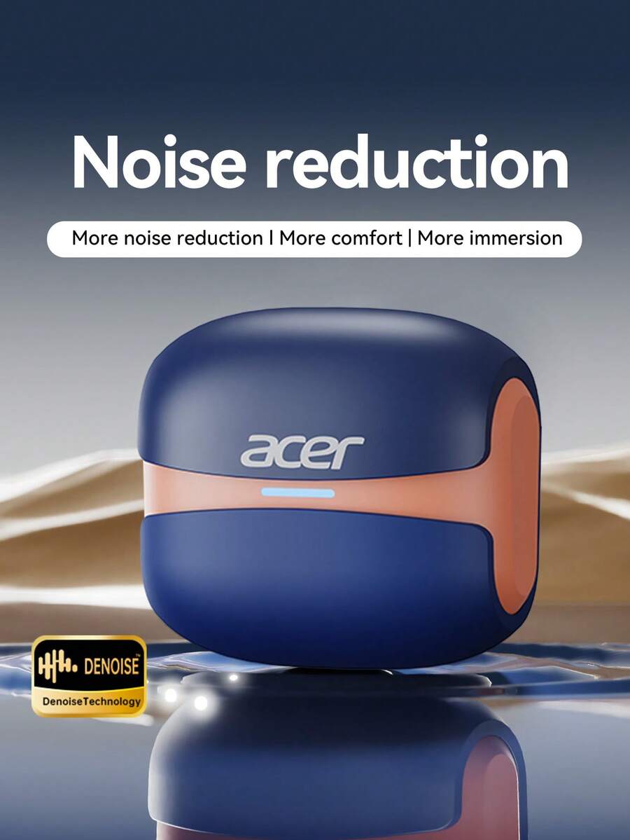 Acer 宏碁 OHR548 蓝牙耳机，TWS 真无线耳机，配备 ANC 主动降噪、充电盒、ENC 通话降噪、立体声效果、低延迟，佩戴舒适，适合商务、运动、跑步、健身等场合，兼容手机、平板电脑、笔记本电脑，是圣诞节和情人节的理想礼物。