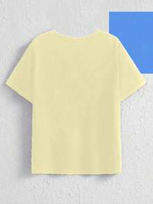 Blusa T Shirt Unissex Oversized Estampada Anxious Mess Ratinho Rato Camiseta Old School Larga Plus Size - Amarelo mostarda - Visão 2