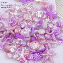 Gradient Baroque Mixed Ocean Series Handmade Flowers DIY Phone Case Headwear Hair Clip Accessories Materials - Multicolor - View 7