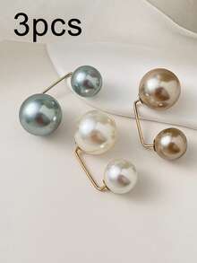 3pcs Denim Pant Leg Shortening Pearl Clips, Used To Prevent Pant Legs From Dragging On The Ground, Non-Slip Clips, Pant Length Adjuster, Suitable For Jeans And Casual Pants, Waterproof, Portable, Wear-Resistant, Shortening Craftsmanship, Knotted - Multicolor - View 17