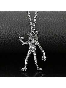 1pc  Demodog Demogorgon Necklace In The Film And Television Industry, New Year's Gift, Valentine's Day Gift, Easter Gift - Multicolor - View 7