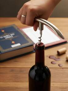 Kit De Acessórios Para Vinho 5 Peças Em Formato De Livro - Multicolorido - Visão 8