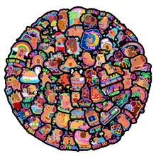 Pegatinas de neón Kapibala