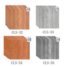 20Pcs/40Pcs 30*30cm Self-Adhesive Wall & Floor Tiles, 3D Marble Ceramic Texture Vinyl Sticker, Aluminum Foil Foam Cushioning Backing, Waterproof Fireproof Moisture-Proof, Easy Peel And Stick DIY Decor For Kitchen, Living Room, Bedroom Home Decoration - Multicolor - View 3