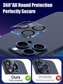 3片装相机镜头保护膜 | 兼容苹果设备，高透光率不影响图像质量，防刮防指纹，确保清晰拍摄。兼容 17/15 Pro/15 Pro Max/16 Pro/16 Pro Max/17 Pro/17 Pro Max以及所有11/12/13/14/15/16系列机型。 - 無色 - 查看 2