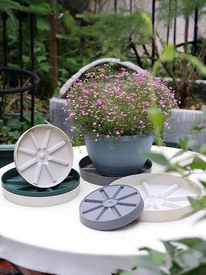 1pc Plant Saucer Tray, Heavy Duty Plant Saucers For Indoors Outdoor, Flower Planter Drip Trays For Pots