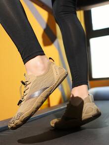 赤足五指水鞋，宽鞋头，透气速干水鞋 - 适合健身、跑步、徒步、沙滩、游泳、冲浪和露营等户外活动，水上运动鞋，极简运动鞋 - 卡其色 - 查看 11