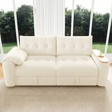 Sofas & Couches - Beige + Teddy + 2 Seat - View 4