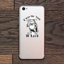 1张“Twas The Tism”贴纸，趣味骑士青蛙笔记本电脑贴纸，中世纪风格表情包乙烯基贴纸，自闭症幽默礼物，防水即撕即贴水瓶贴纸 - S1940 - 查看 6