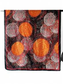 1pc Bohemian Women Shawl, Spring/Summer Satin Chiffon Scarf, UV Protection Silk Scarf Beach Wrap Headscarf, Multifunctional Fashion Accessory - Multicolor - L89150 - View 7