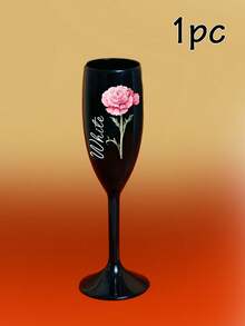 LICVIC Custom Name Champagne Flutes, Personalized Toast Glass-With Birth Flower, Anniversary, Birthday Celebration, Elegant Party Drinkware With Customized Text, Stylish Customizable Champagne Cup For Family Gatherings, Wedding, Engagement, Bridal Shower - Style B - View 8