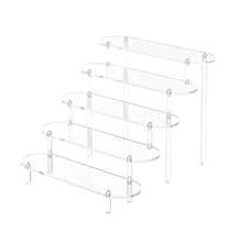 Acrylic Dessert Display Stand, Cake Cup Rack, Snack Rack, Buffet Dessert Table, Birthday Party, Wedding Tabletop Display Stand, Wedding Decor, Wedding Party Supplies, Wedding Decorations, Wedding Accessories, Wedding Cake Stand - Clear - View 11